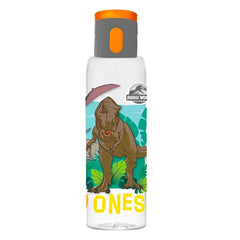 Dinosaur Kids Water Bottle with Flip Straw Lid & Carry Strap – Wild Dinosaurs | 161418-270A