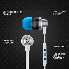 Logitech G333 K/DA League of Legends Gaming Earphones with Mic | 981-000984