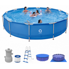 Jilong Avenli Frame Plus Round Pool Set with Filter Pump & Ladder - 450×122cm | 17802EU
