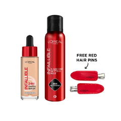L'Oréal Paris Infaillible Tinted Serum x Infaillible Setting Spray Bundle + Free Gift