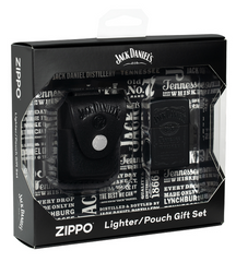 Zippo Jack Daniel's Lighter & Pouch Gift Set | 48460