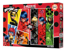 Educa Miraculous Ladybug 2 - Puzzle Set 100 pcs | 19969