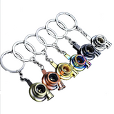 Car Turbo Charger Metal Keychain – 7 Colors