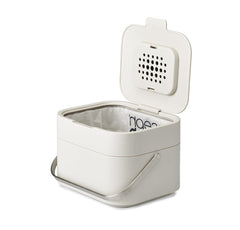 Joseph Joseph Food Waste Caddy with Odor Filter, White | 30015