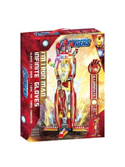 MG Iron Man Infinity Glove Building Blocks Set 900+ Pieces with Lights | 75010