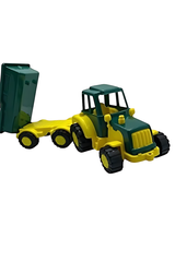 Toy Tractor Trailer Truck – Green & Yellow | CLK-392