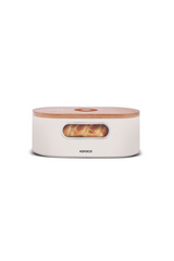 Karaca Stream 2-in-1 Bread Box & Cutting Board - Cream | 153.09.01.4246