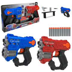 Aiming Shot Game Shooting Bullet Gun Playset - Blue | 9009A-4