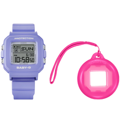 Casio Baby-G Women Digital Watch - Black / Purple | BGD-10KKM-1DR
