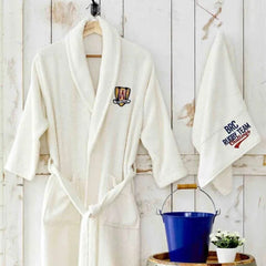 Karaca Home Challenge Blue Youth Bathrobe Set | 200.16.01.0122