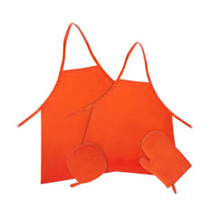 Karaca Home Pinny Orange 4Pcs Kitchen Apron Set | 200.18.01.0440