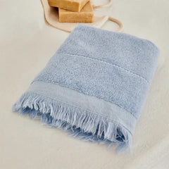 Karaca Home 4 Elements 100% Cotton Face Towels Water 50x90cm Blue | 200.18.01.0721