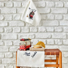 Karaca Home Beyo?lu Beige 100% Cotton Embroidered 3Pcs Towels Set 30x50cm |  200.19.01.0539