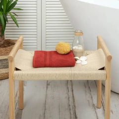 Karaca Home Daily Soft 100% Cotton Face Towels 50x90cm Terracotta | 200.20.01.0270