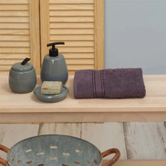 Karaca Home Daily Soft 100% Cotton Face Towels 50x90cm Anthracite | 200.20.01.0291