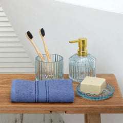 Karaca Home Daily Soft Indigo 100% Cotton Hand Towels 30x50cm | 200.20.01.0296