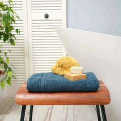 Karaca Home Daily Soft 100% Cotton Bath Towels 70x140cm Dark Petrol | 200.20.01.0304