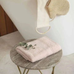 Karaca Home Dielle Recycle 100% Cotton Bath Towels 50x90cm Powder | 200.20.01.0669