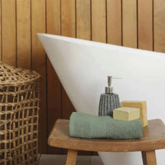 Karaca Home Dielle Recycle 100% Cotton Bath Towels 70x140cm Green | 200.20.01.0677