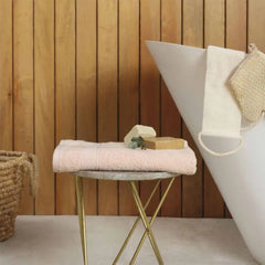 Karaca Home Dielle Recycle 100% Cotton Bath Towels 70x140cm Powder | 200.20.01.0679