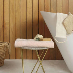 Karaca Home Dielle Recycle 100% Cotton Bath Towels 70x140cm Powder | 200.20.01.0679