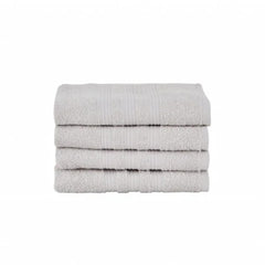 Karaca Home Road 100% Cotton 4Pcs Face Towels Set 50x90cm Grey | 200.21.01.0736