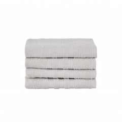 Karaca Home Road 100% Cotton 4Pcs Face Towels Set 50x90cm Grey | 200.21.01.0736
