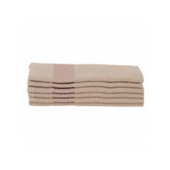Karaca Home Honey 100% Cotton 6Pcs Hand Towels Set 30x50cm Beige | 200.21.01.0741