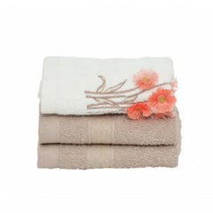 Karaca Home Sunflower 100% Cotton 3Pcs Hand Towels Set 30x50cm | 200.21.01.0806
