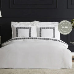 Karaca Home White Collection Juanita 80 Thread 100% Cotton – Double Percale Duvet Cover Set | 200.22.02.0039