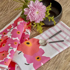 Karaca Home Roxie 100% Cotton 2Pcs Kitchen Towels Pink | 200.22.11.0069