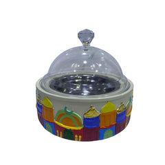 Ramadan Resin Colorful Mosque Dome Snack Bowl Holder | 2002-102