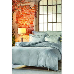 Karaca Mag Charm Bold Mavi Saten Cift Nevresim | 201.16.01.0007