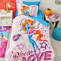 Karaca Winx Home Bloom Single 100% Cotton Duvet Cover Set | 203.02.01.0002