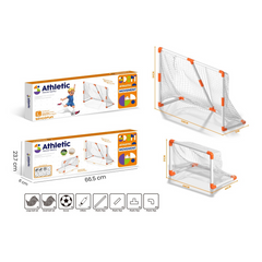 Athletic 2-in-1 Soccer Goal Set with Ball & Pump | BJF002-1