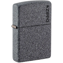 Zippo Iron Stone Zippo Logo Windproof Lighter | 211ZL