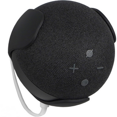 Made For Amazon Wall Mount, Black, for Echo Dot (4th generation)