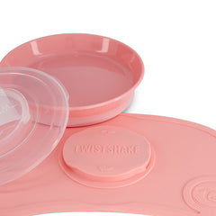 Twistshake Click-Mat Mini + Plate Pastel Pink | 78439