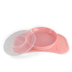 Twistshake Click-Mat Mini + Plate Pastel Pink | 78439