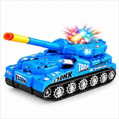 Kids Electric Light & Sound Toy Tank - Blue | 2840
