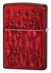 Zippo Iced Flame Design Candy Apple Red Windproof Lighter | 29824
