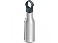 Joseph Joseph Loop Vacuum Insulated Water Bottle, Silver | 81121