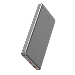 WIWU Wi-P013 Ultra Slim Power Bank , 10000mAh multi ports- Gray | P013-GY