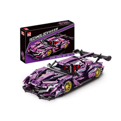 MJI, Creative LEGO-style construction sets, 1266PCS Master Series Speed Super Racing Technic Car Building Block | MJI-8619