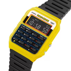 Casio PAC-MAN Calculator Watch - Black / Multicolor | CA-53WPC-1BDR