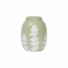 Karaca Home Romance Ceramic Vase Green 12cm | 300.22.02.0067