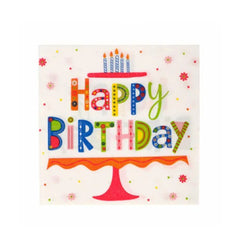 Karaca Home Happy Birthday Napkin Set of 20Pcs 33x33cm | 300.22.02.0728