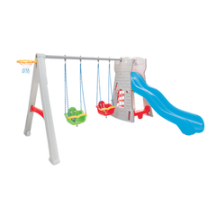 Pilsan Castle Swing and Slide Set | 07-957