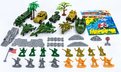 Peng Da Yu Military Equipment 38-Piece Army Playset Bucket | PD9975