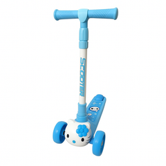 3-Wheel Hello Kitty Blue & White Kick Scooter – Adjustable Handle | ALYM-802